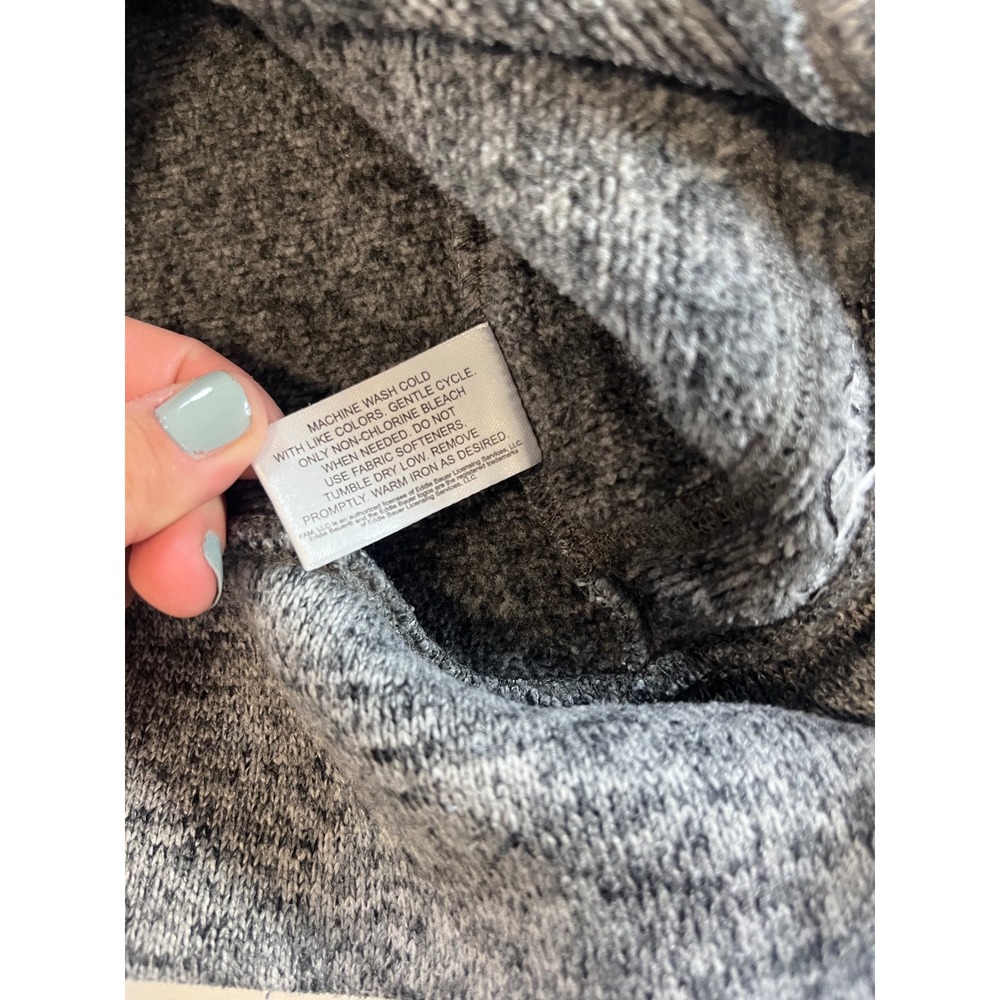 Eddie Bauer Womens Full Zip Fleece Jacket Gray Athletic Casual Coat - Picture 7 of 8